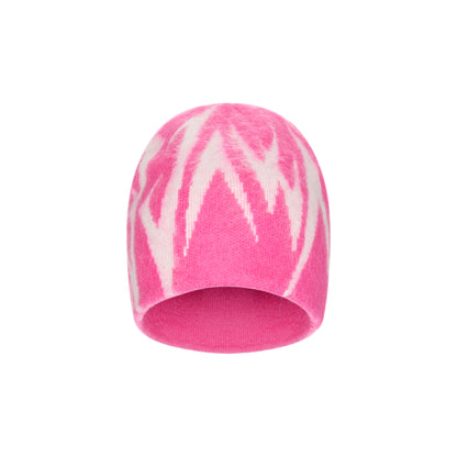 AVVAGE ASTRO MOHAIR BEANIE PINK